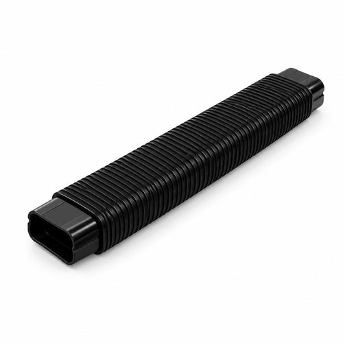 Black 100mm x 65mm flexible AC trunking duct trade carton