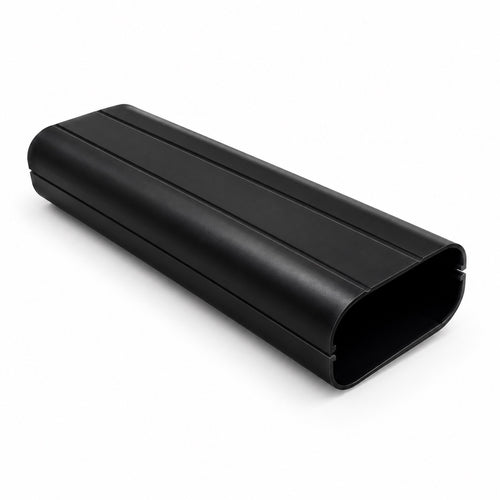 Black 100mm x 65mm AC trunking straight duct trade carton
