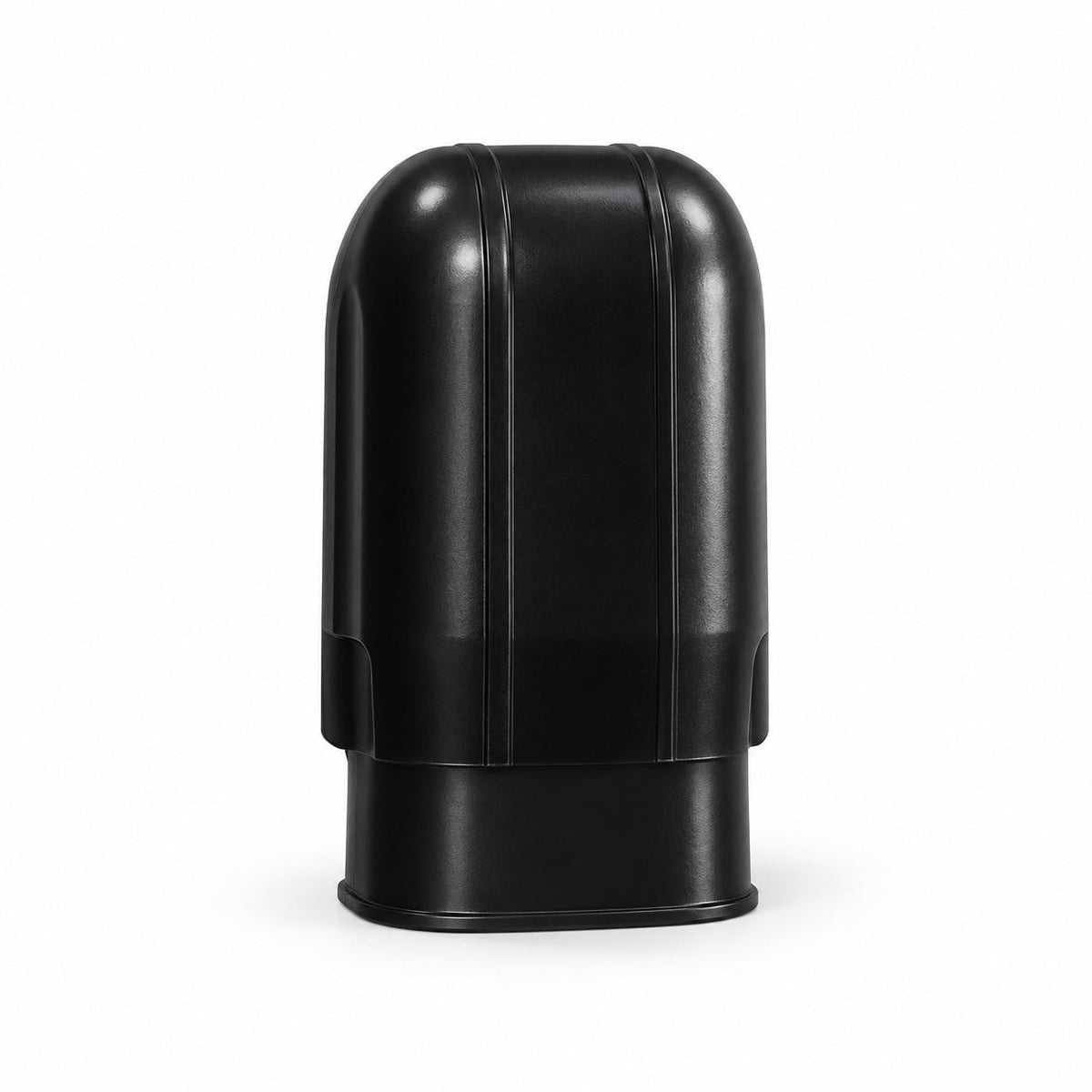 Black 75mm x 65mm AC trunking wall cover