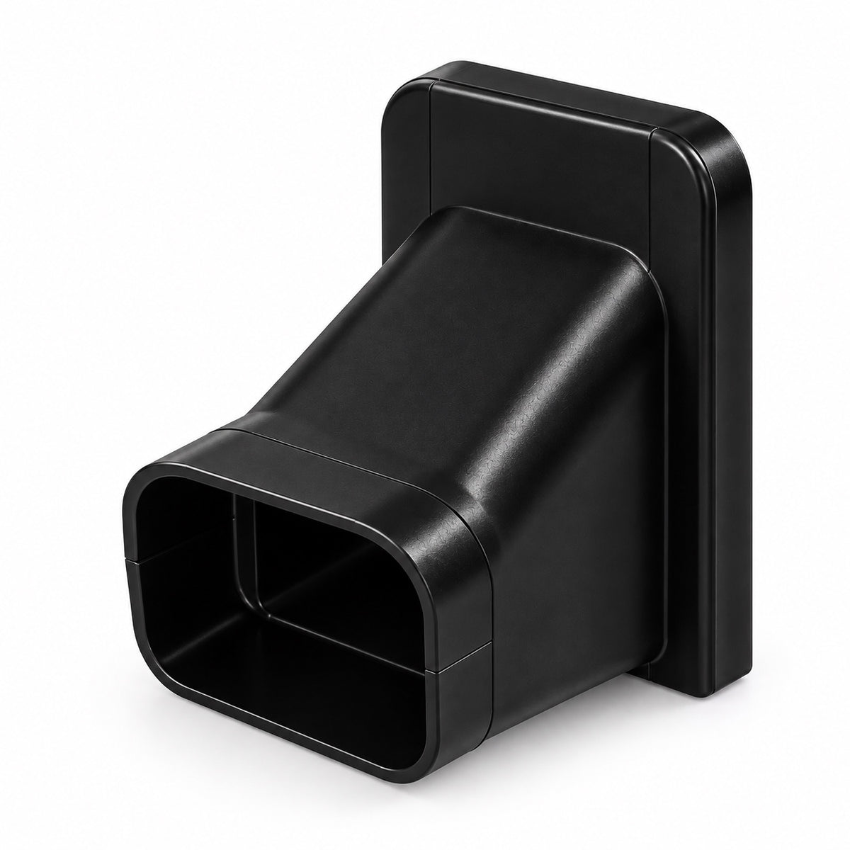 Black 100mm x 65mm AC trunking wall hole cover trade carton
