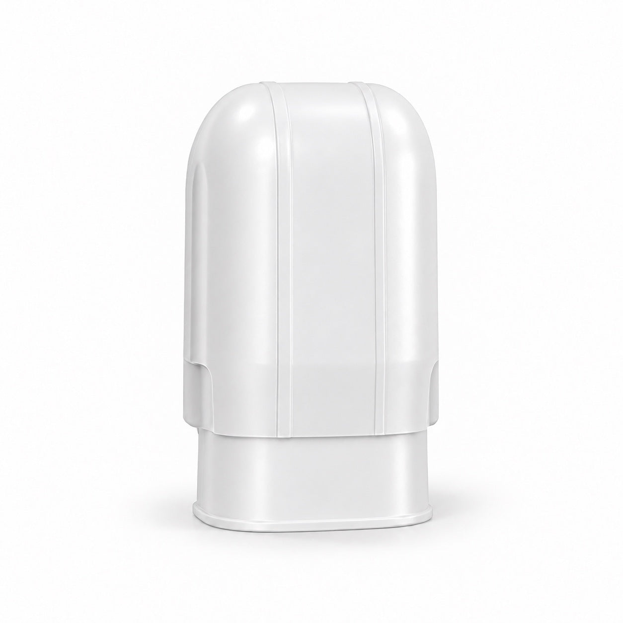 White 75mm x 65mm AC trunking wall cover